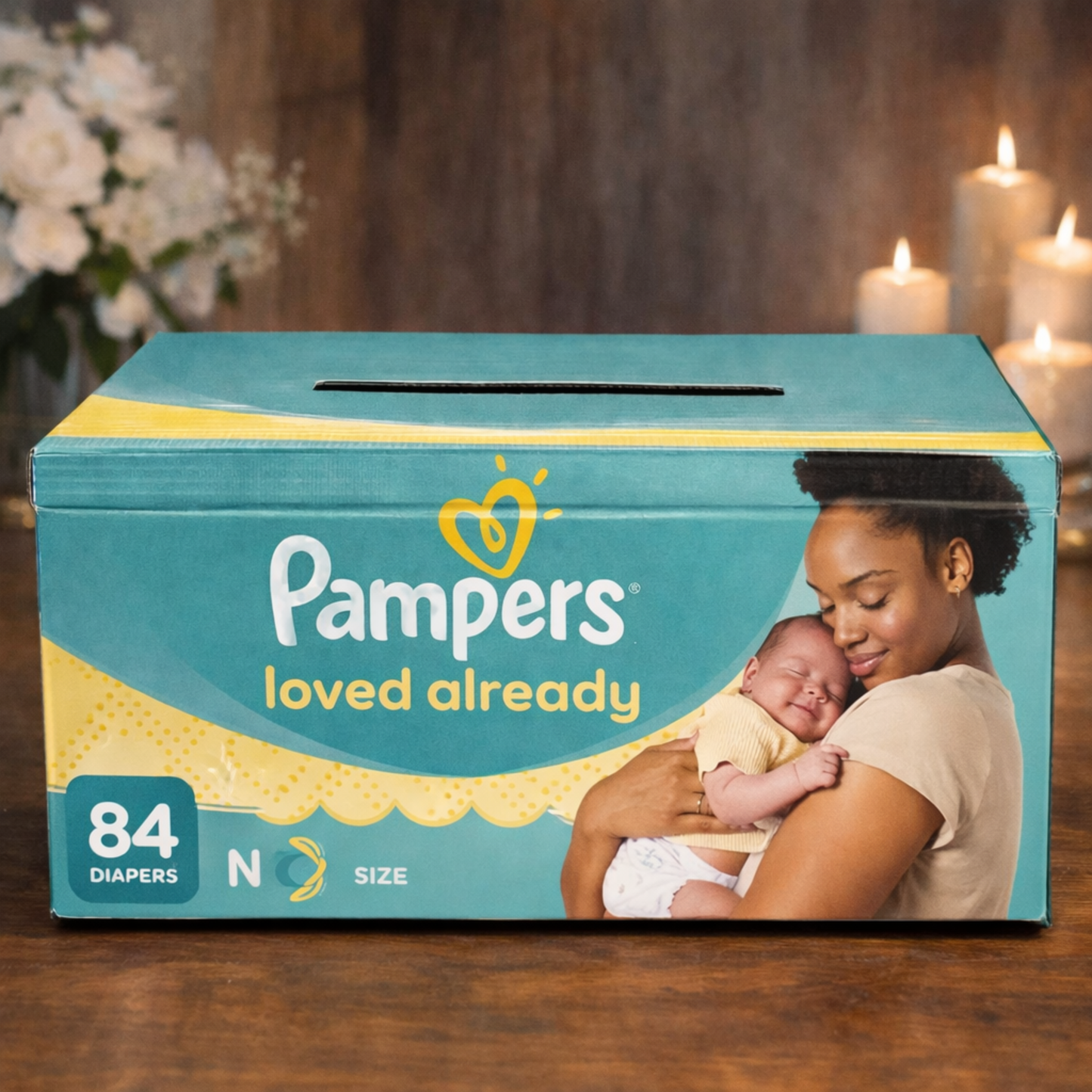 Custom Diaper Box–Style Card Holder (Personalized)