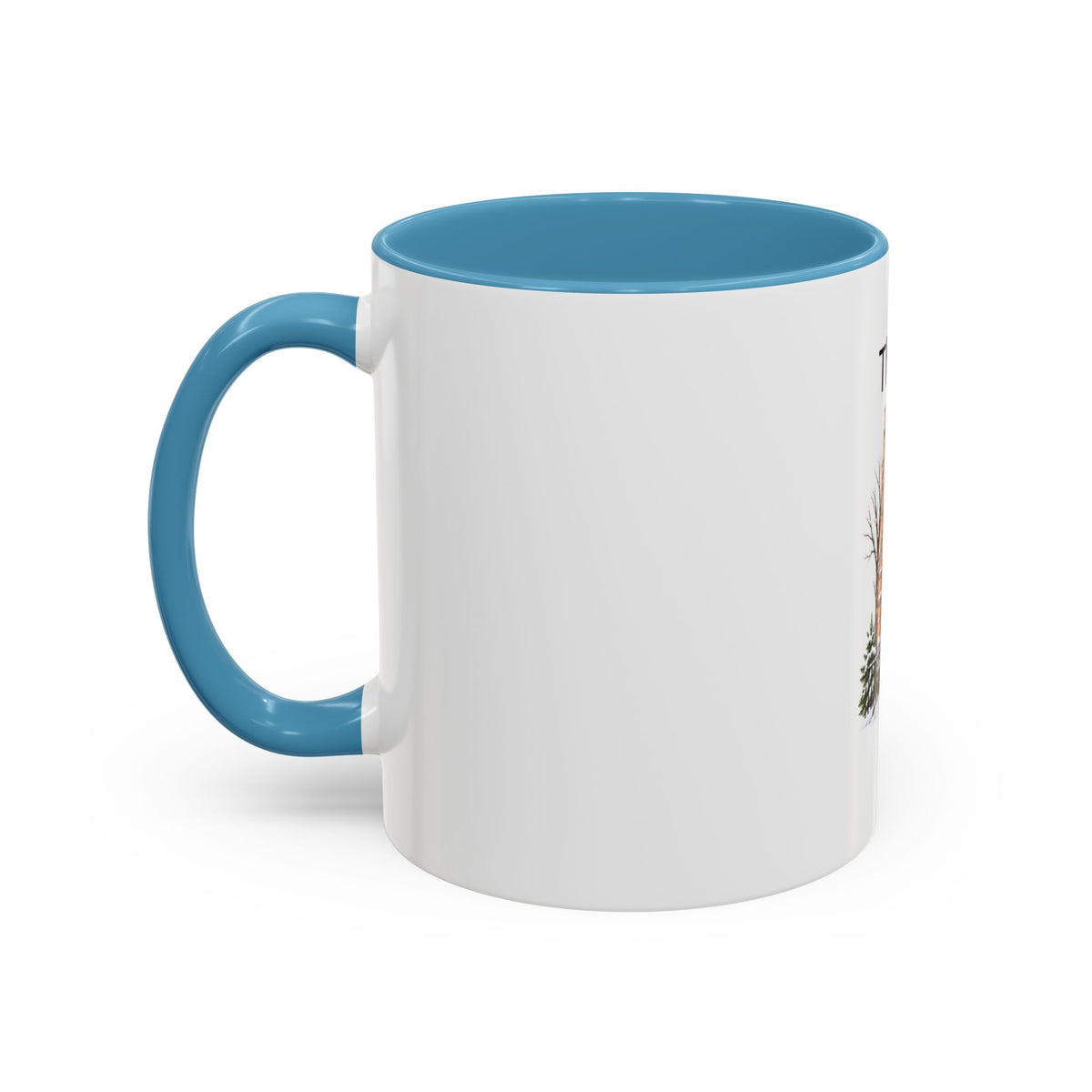 Cozy Brownstone Christmas Mug