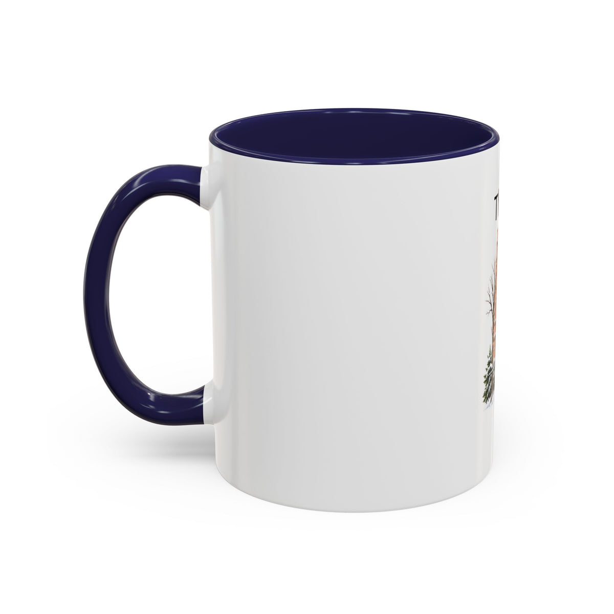 Cozy Brownstone Christmas Mug