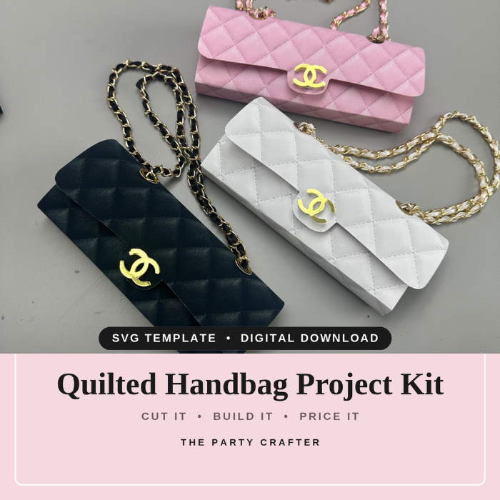 Quilted Handbag Party Favor Project Kit
