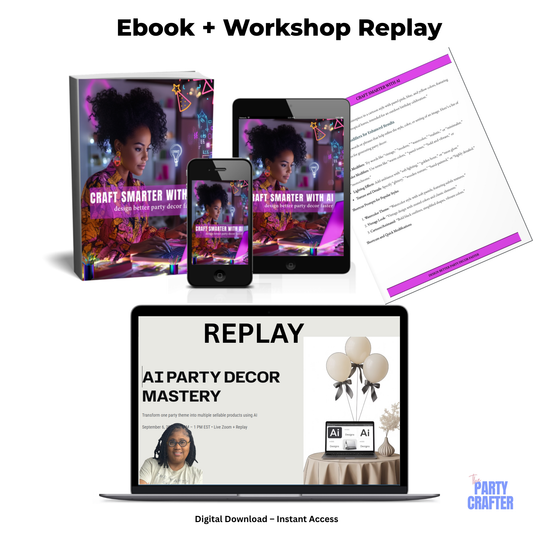 Craft Smarter with AI: Ebook &  AI Workshop Replay Video
